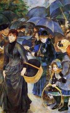 Pierre Auguste Renoir Painting - los paraguas Pierre Auguste Renoir